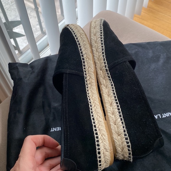 Saint Laurent black suede espadrille - Picture 4 of 11